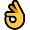OK Hand emoji on Microsoft